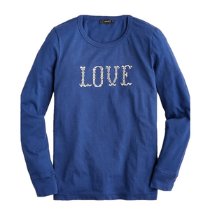 NWT J Crew Long Sleeve Tee Size L